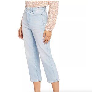 NYDJ Joni High Rise Relaxed Capri in Brightside 2 Petite NWT